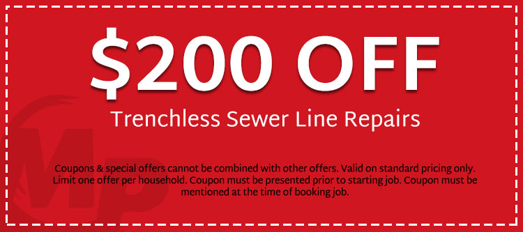 discount on trenchless sewer line repairs in San Francisco, CA