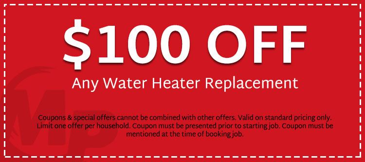 discount on any water heaters replacement in San Francisco, CA
